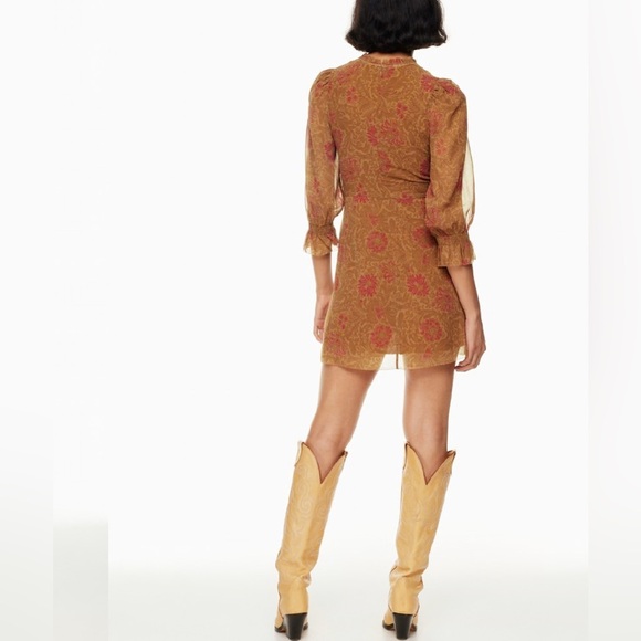 Aritzia Wilfred Swept Floral Mini Dress - Picture 5 of 10